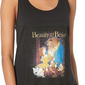 NEW Ideal by Next Level Disney Womens Beauty and the Beast Tank Top Size Medium